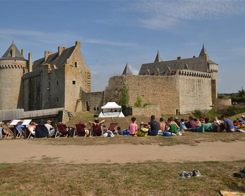 Die Shows im Schloss Suscinio in der südlichen Bretagne