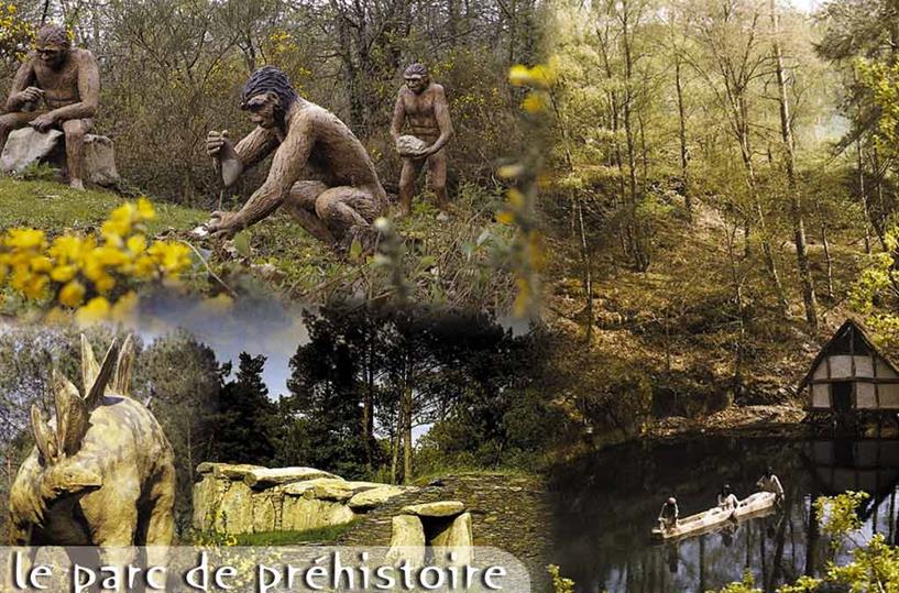 Der prähistorische Park in Malansac in der südlichen Bretagne