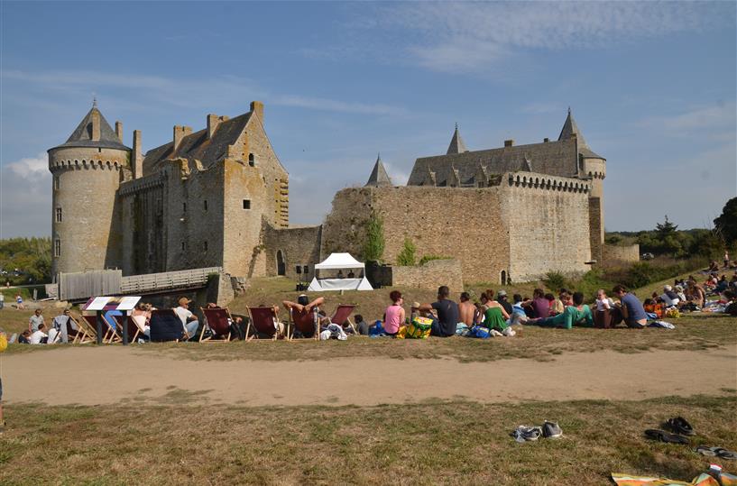 Die Shows im Schloss Suscinio in der südlichen Bretagne