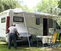Wohnmobil auf Camping les Genêts in Sarzeau