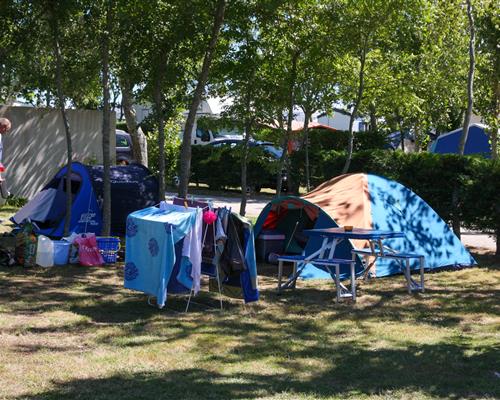 Pitch for tent caravan van or camper in the south of Bretagne