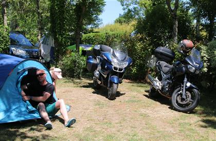 Stellplätze für Motorradfahrer in Sarzeau, Morbihan Sud