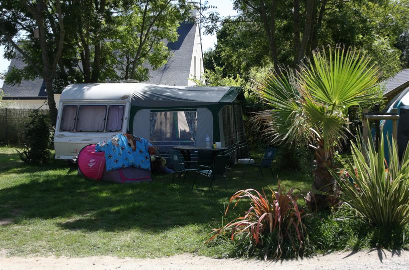Stellplatz für Zelt oder Wohnwagen in Sarzeau - Morbihan - Bretagne